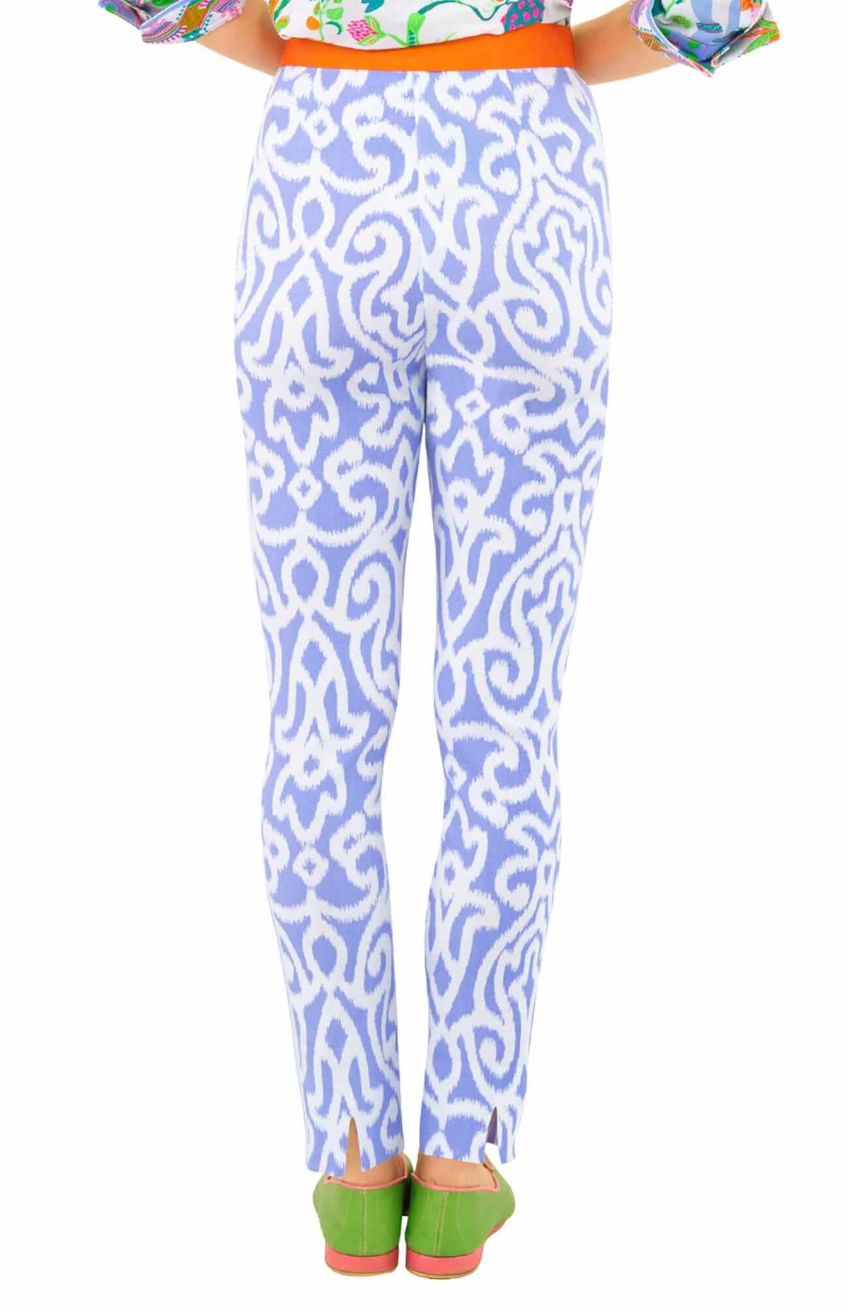 Gripeless Pull On Pant - Arabesque Periwinkle