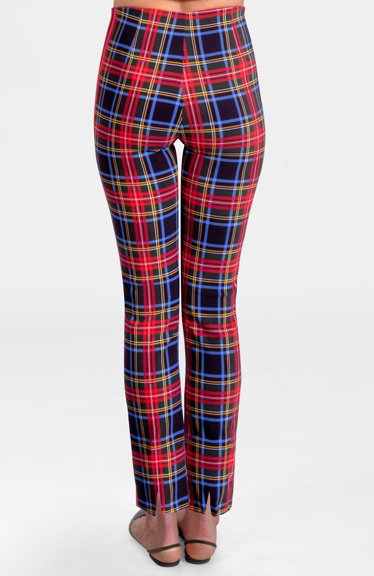 Gripeless Pull On Pants - Stewart Plaid Black Multi