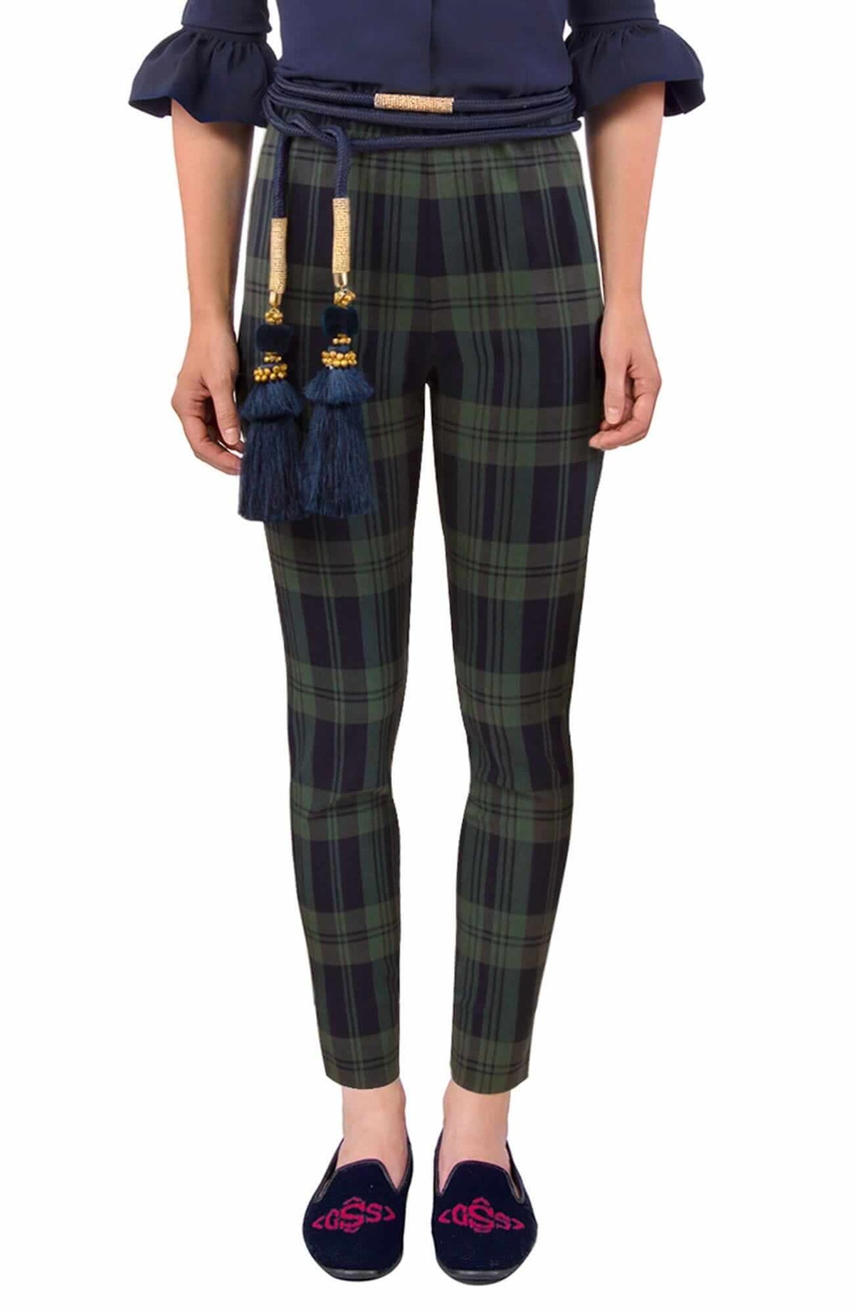 Pull On Pants - Duke Of York - Final Sale Navy Green