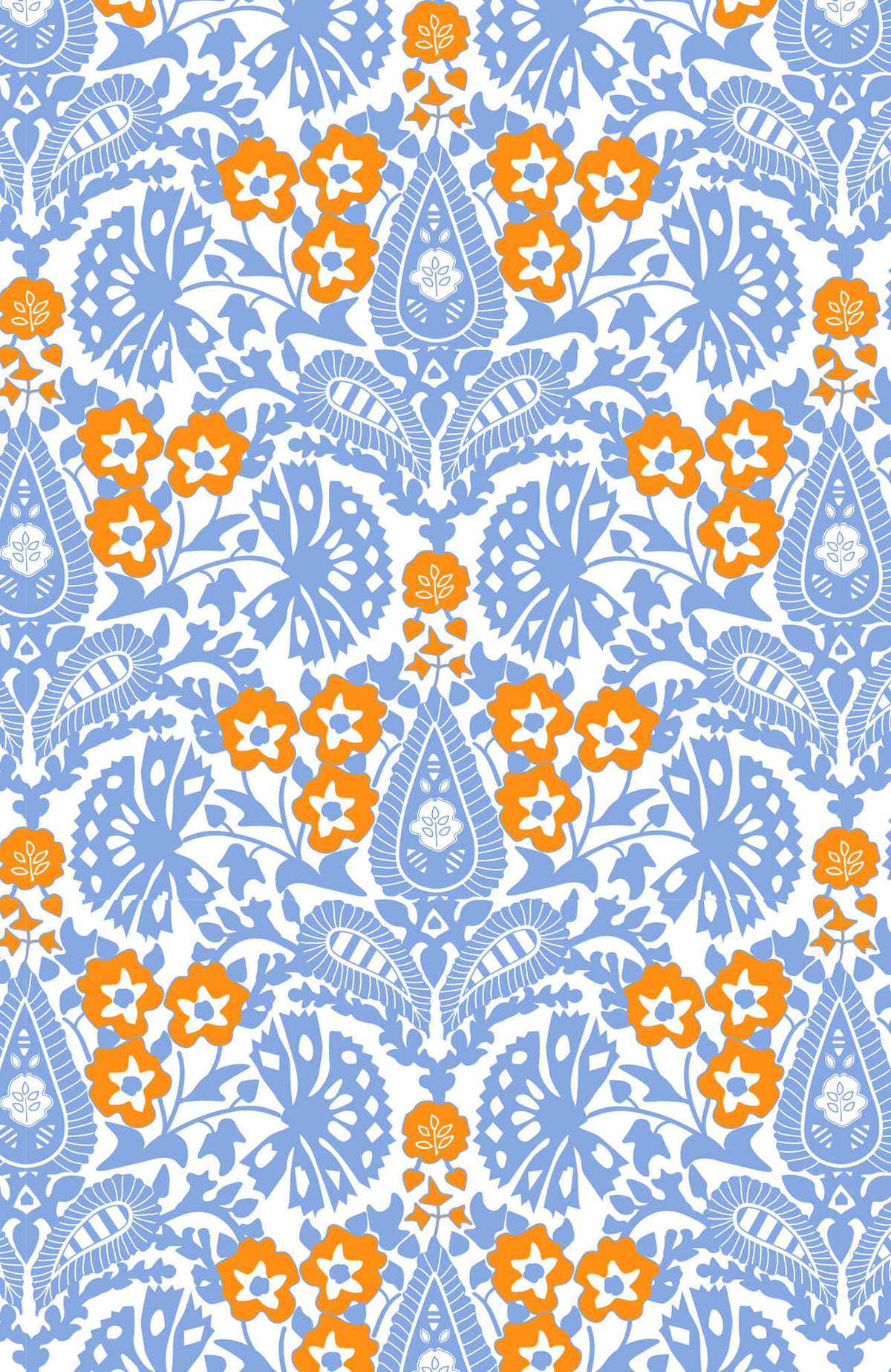 Gripeless Pull On Pant - East India - Final Sale Periwink Orange