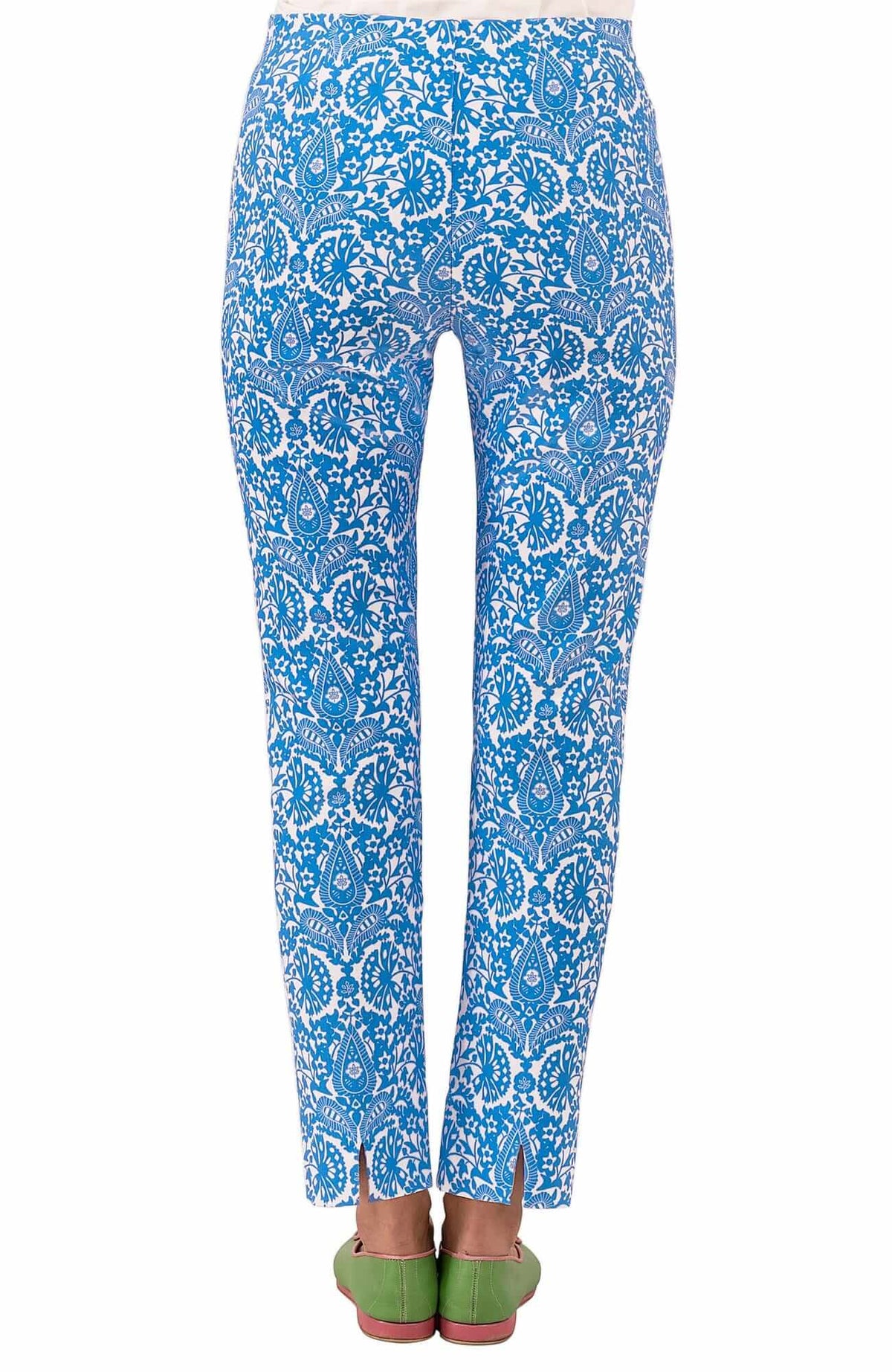 Gripeless Pull On Pant - East India Blues