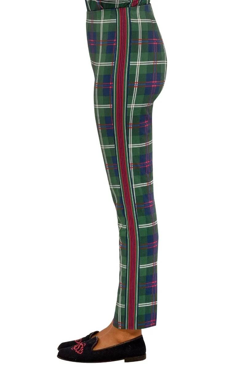 GripeLess Pull On Pant - Middleton Plaid Green