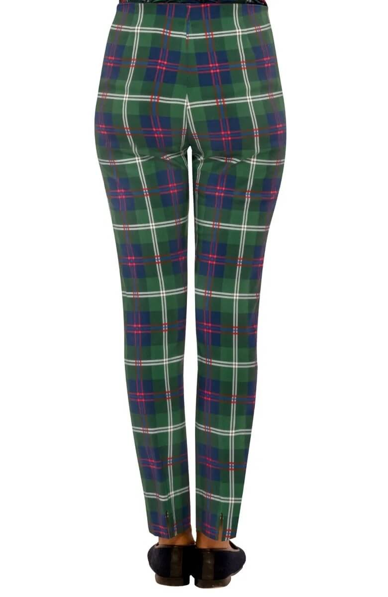 GripeLess Pull On Pant - Middleton Plaid Green