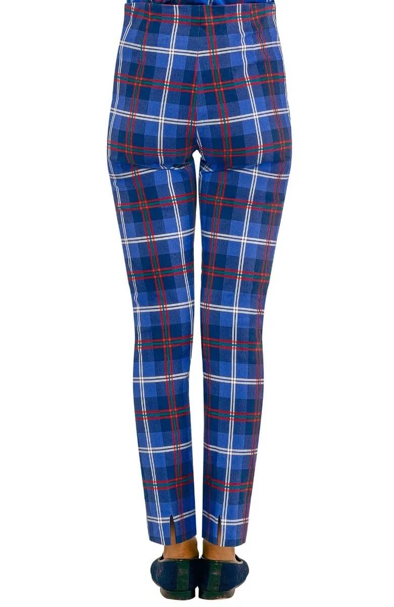 GripeLess Pull On Pant - Middleton Plaid Navy