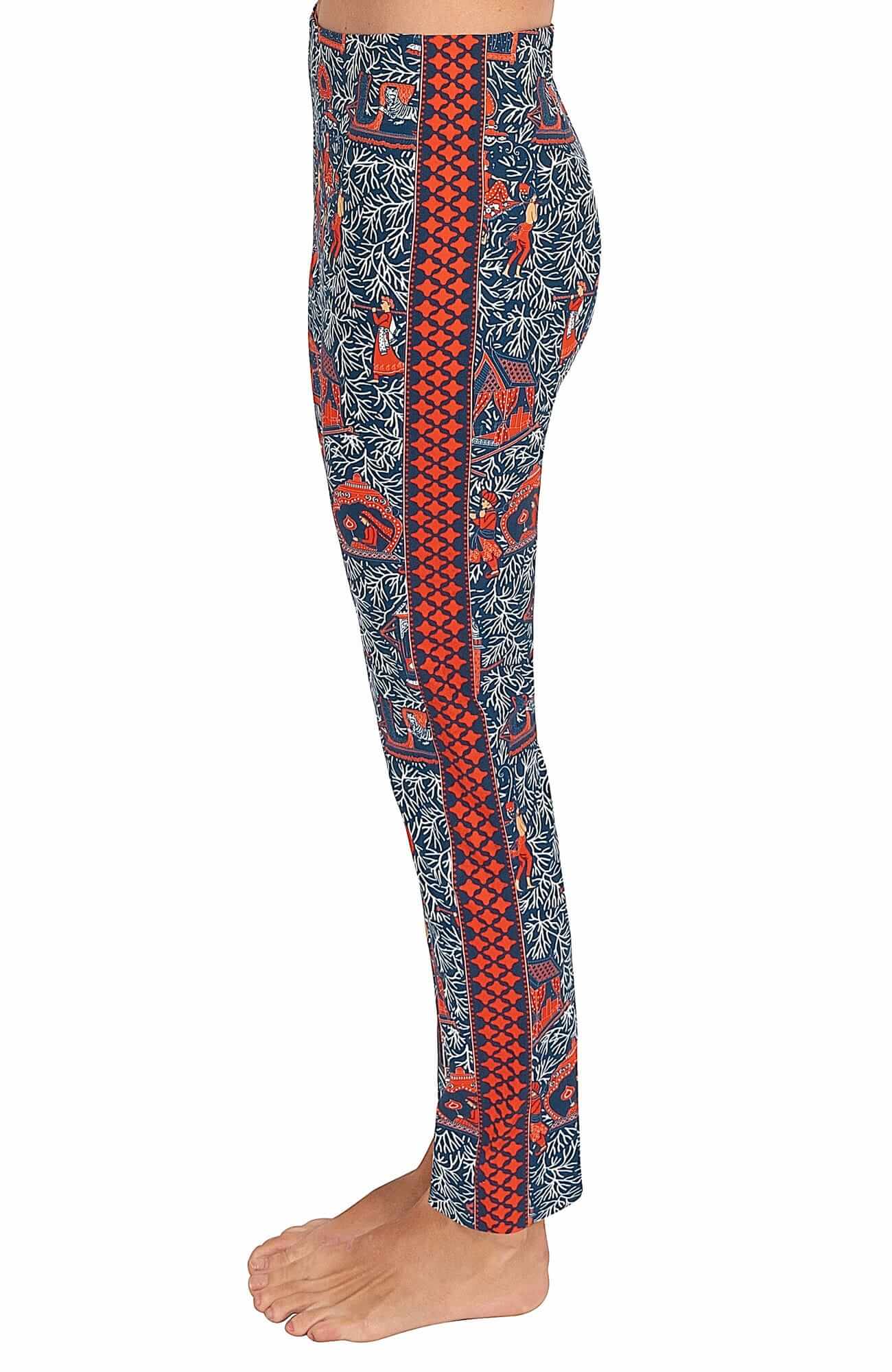 GripeLess Pull On Pant - Palanquin Party - Final Sale Navy