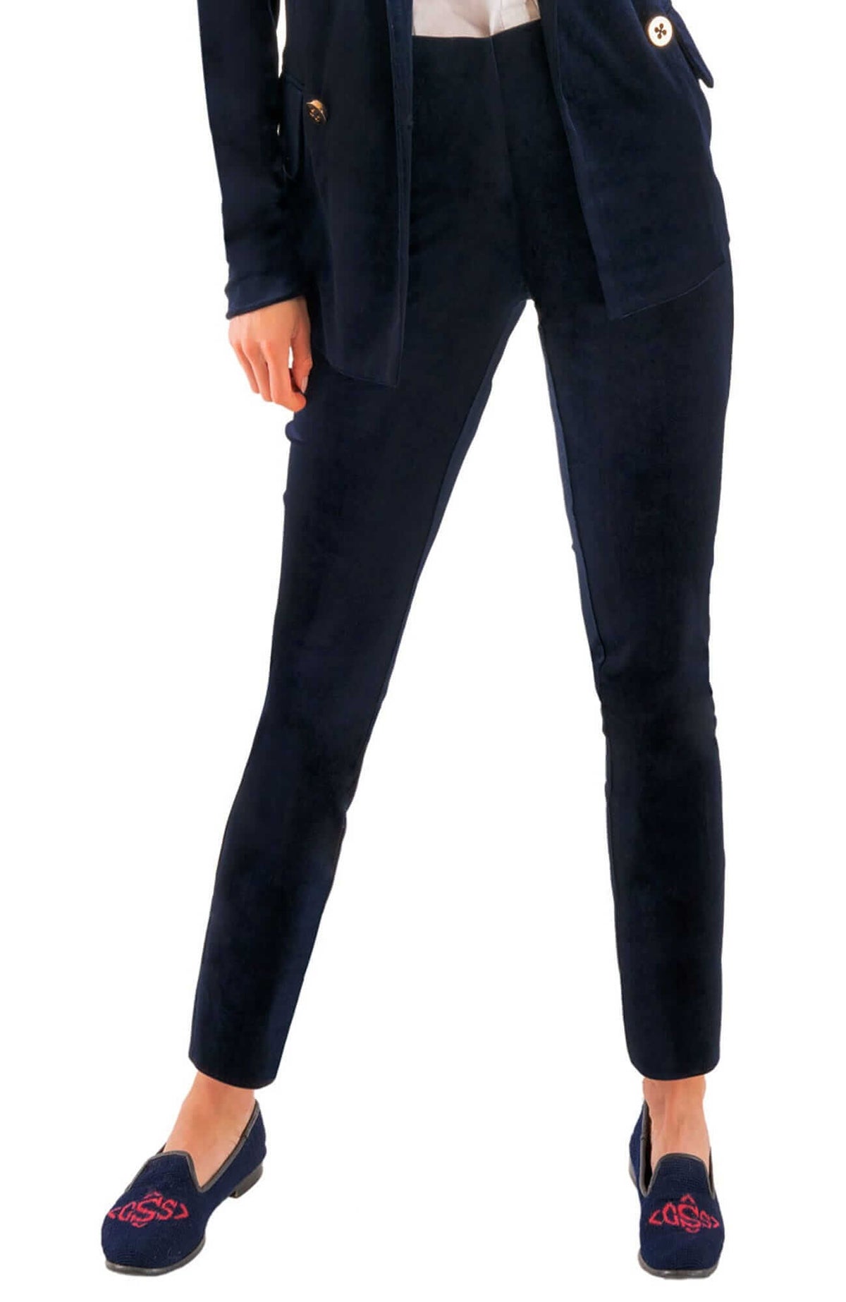 GripeLess Pull on Pant - Silky Velvet Navy