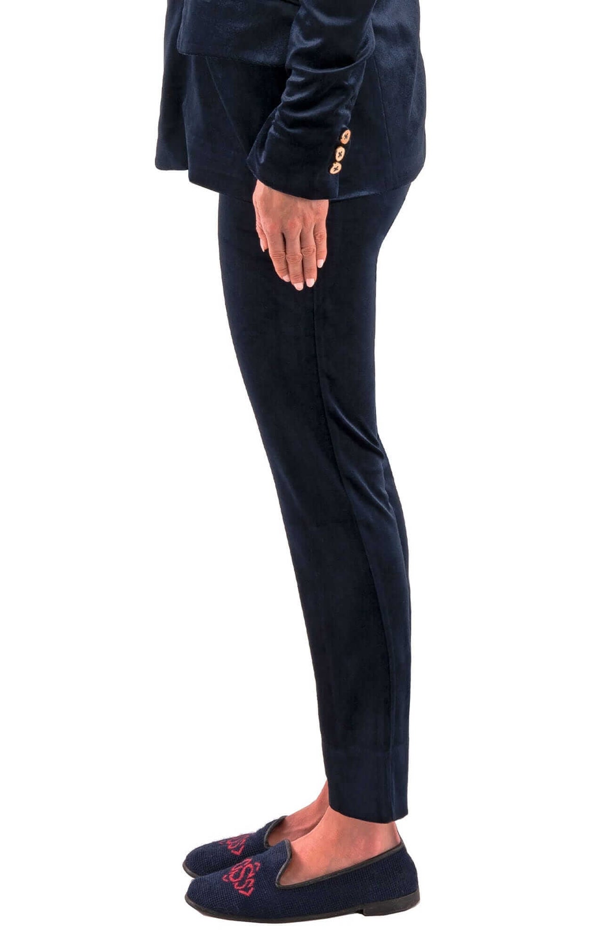 GripeLess Pull on Pant - Silky Velvet Navy