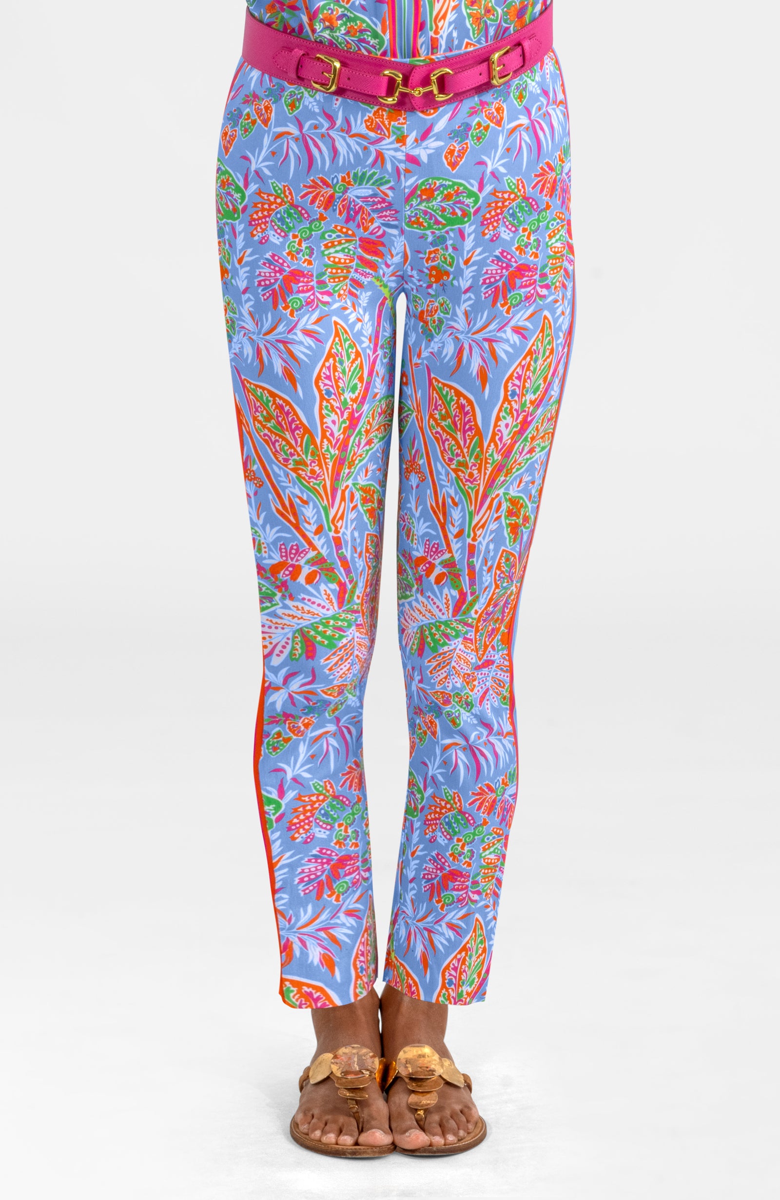 Gripeless Pull On Pants - Vintages Vines Peri