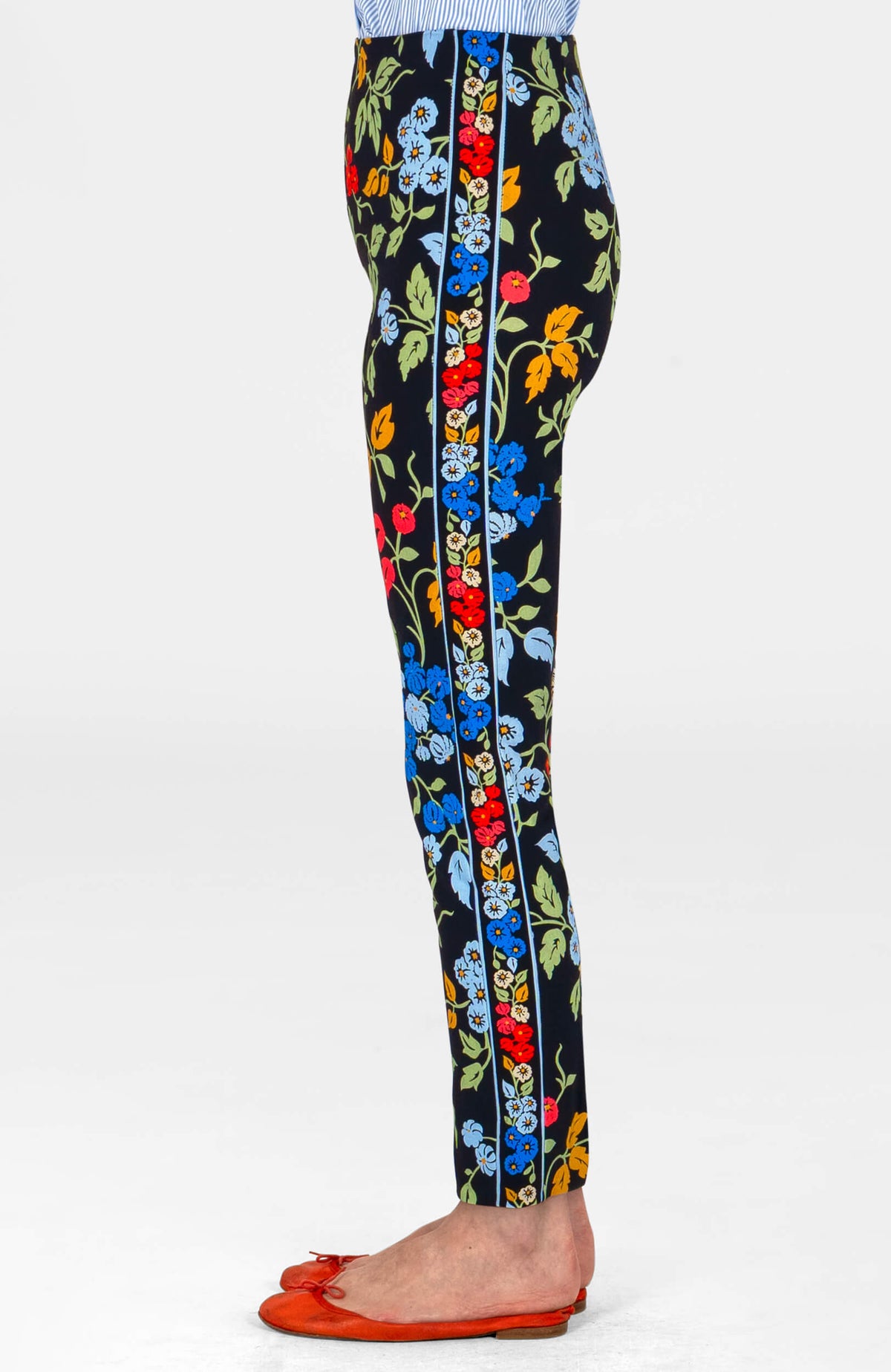 Gripeless Pull On Pants- Winter Garden Black