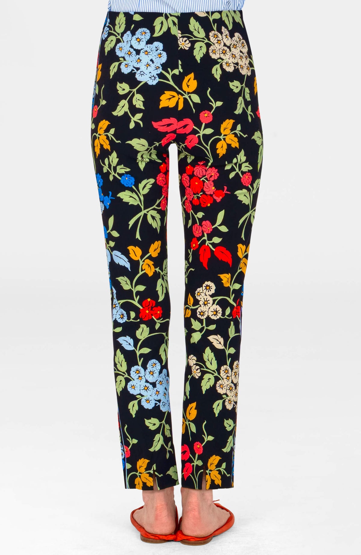 Gripeless Pull On Pants- Winter Garden Black