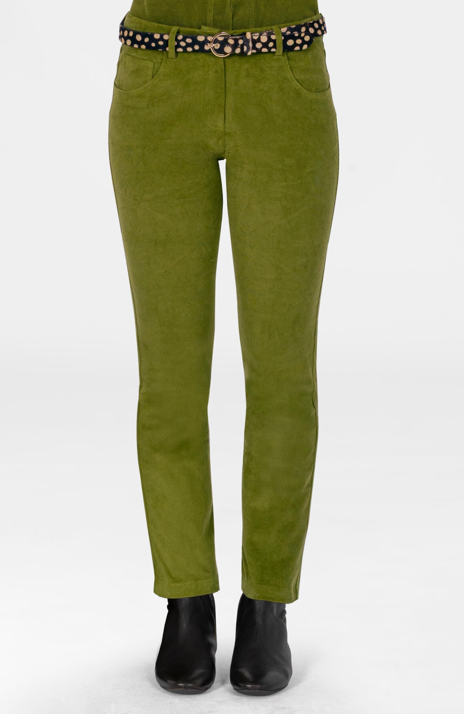 Gripeless Jeans - Corduroy Olive