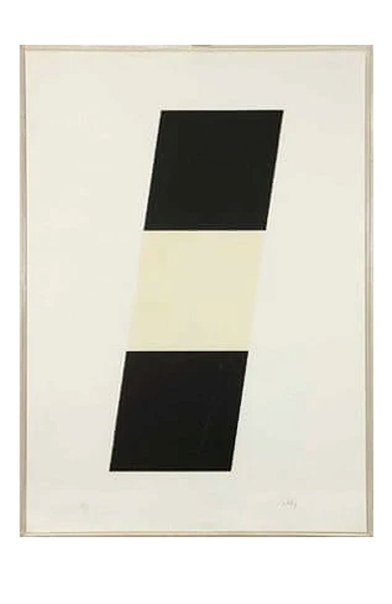Black White Black - Ellsworth Kelly (American, 1923-2015)