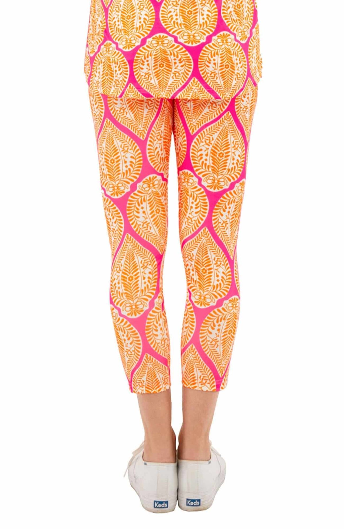 Leggings - Indian Summer Pink Orange