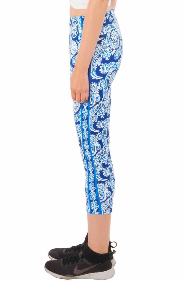 Leggings - Plentiful Paisley - Final Sale Blues