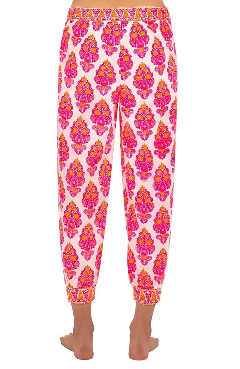 Cotton Genie Pant - East India - Final Sale Pink Orange