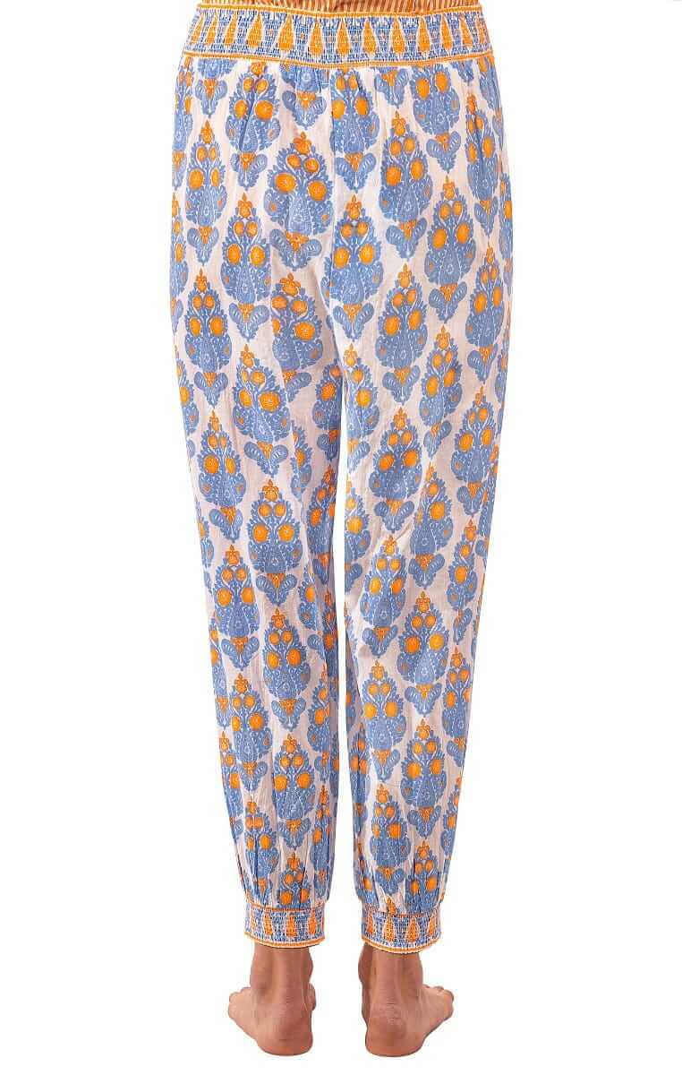 Cotton Genie Pant - East India - Final Sale Periwink Orange