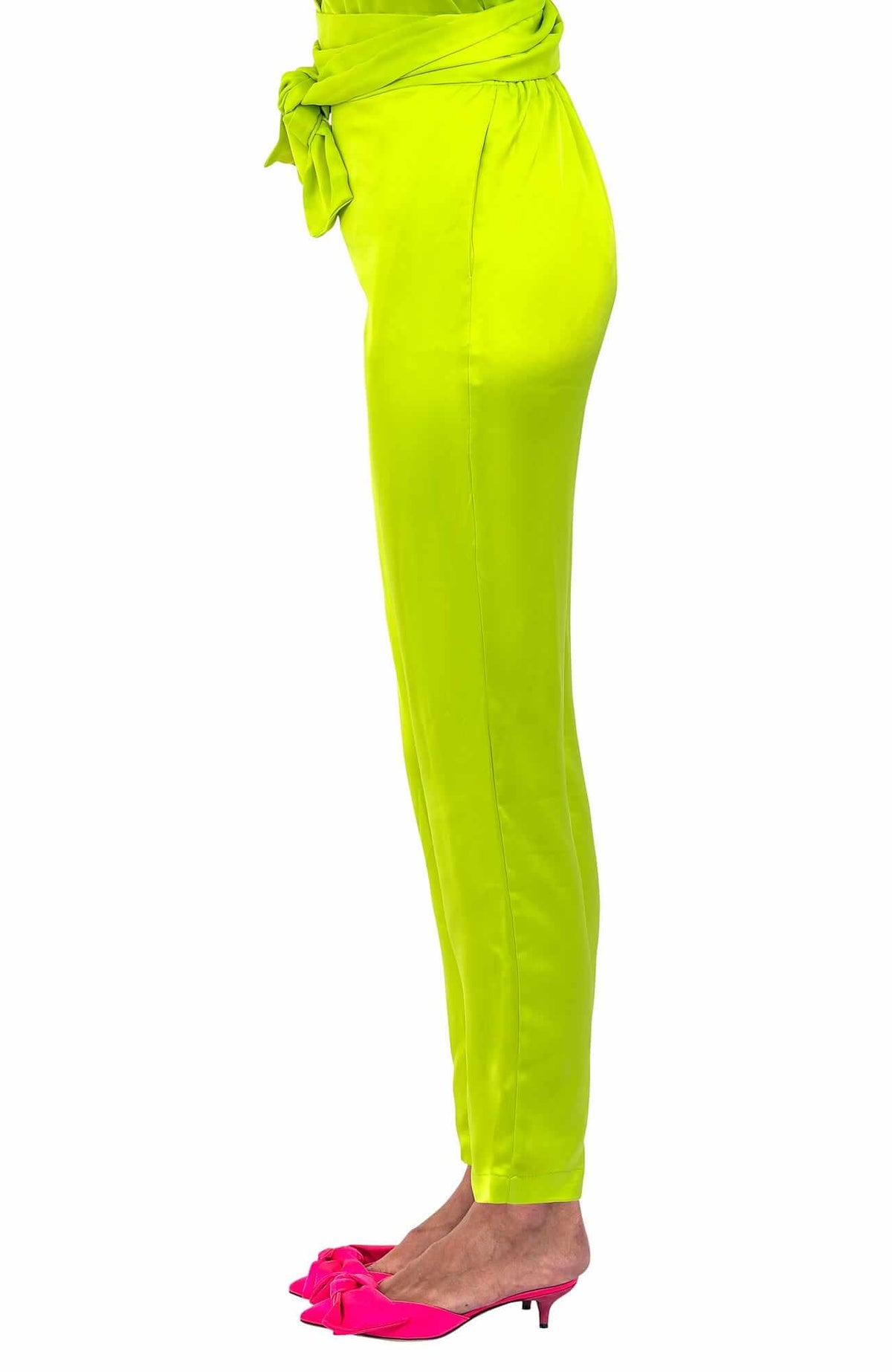 Pull On Pant - Mix Master Solid Lime