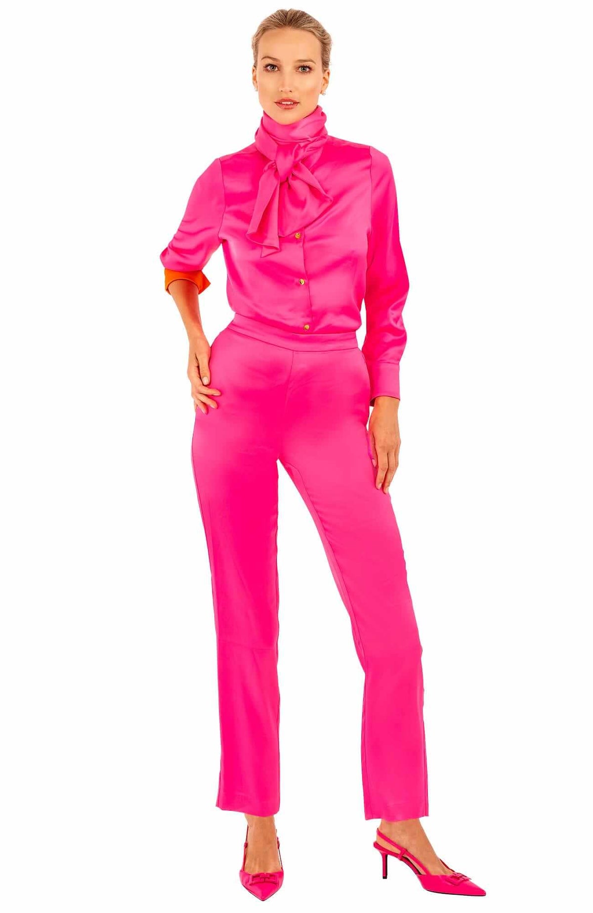 Pull On Pant - Mix Master Solid Pink