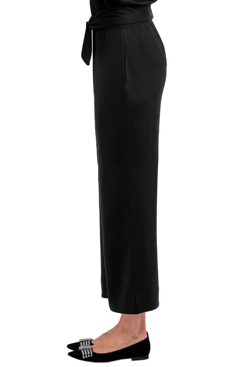 Ponte Crop Pant - Uptown Girl Black