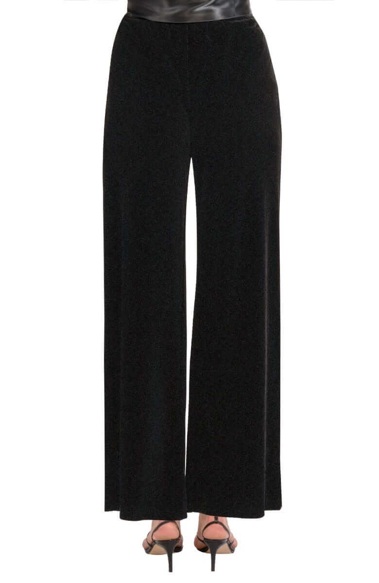 Palazzo Pant - Luxe Velvet Black