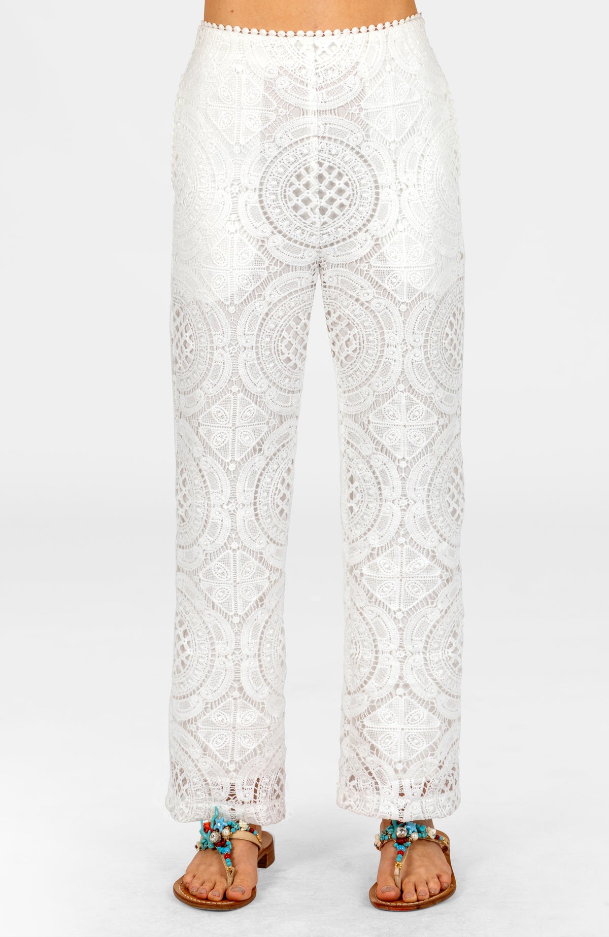 Straight Pant - Looking Glass White