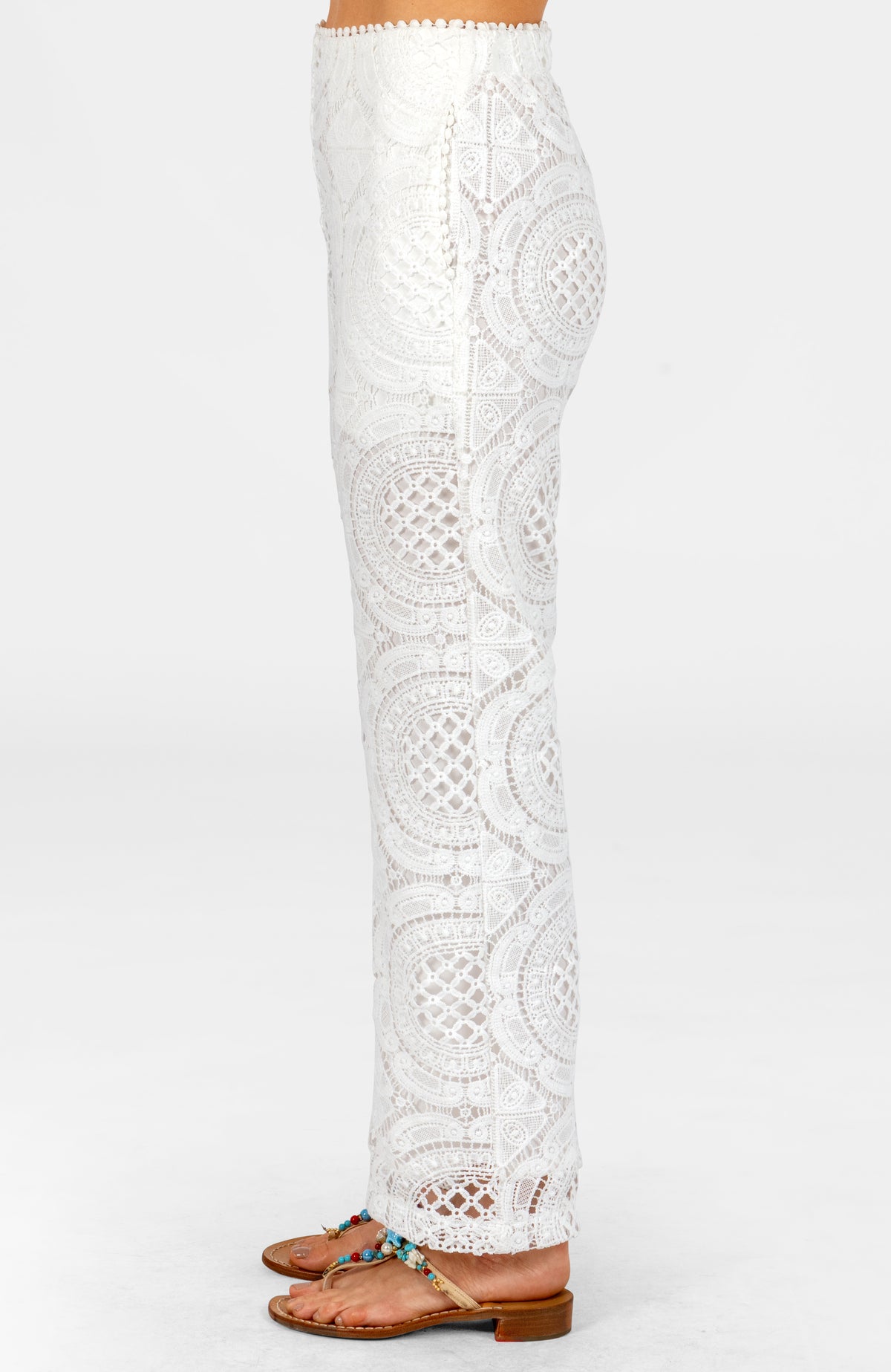 Straight Pant - Looking Glass White