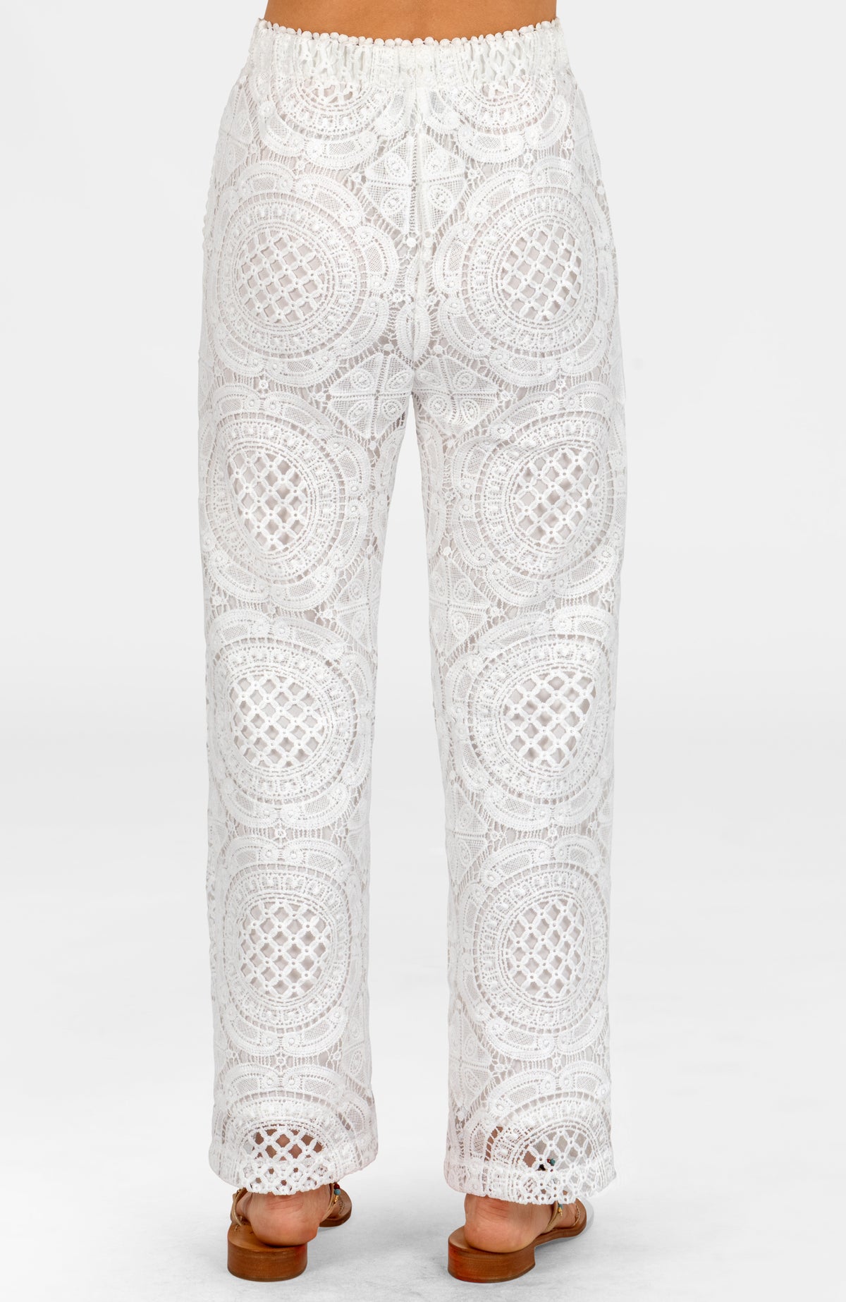 Straight Pant - Looking Glass White