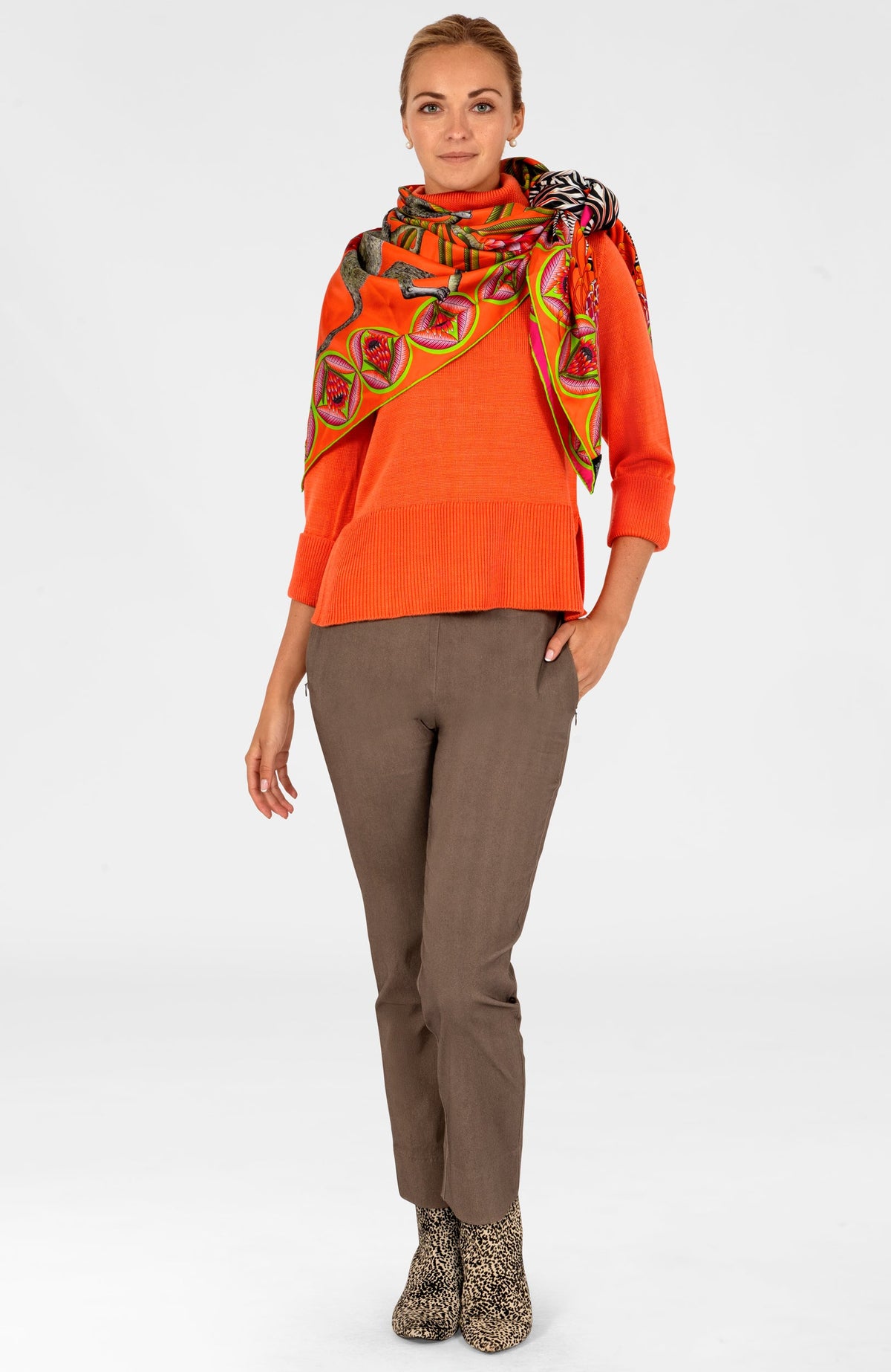 Say Yes Pull On Pants Classic Brown