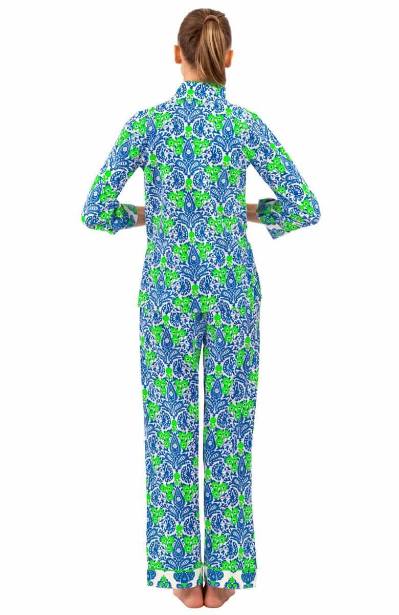 PJ Set - East India Blue Kelly