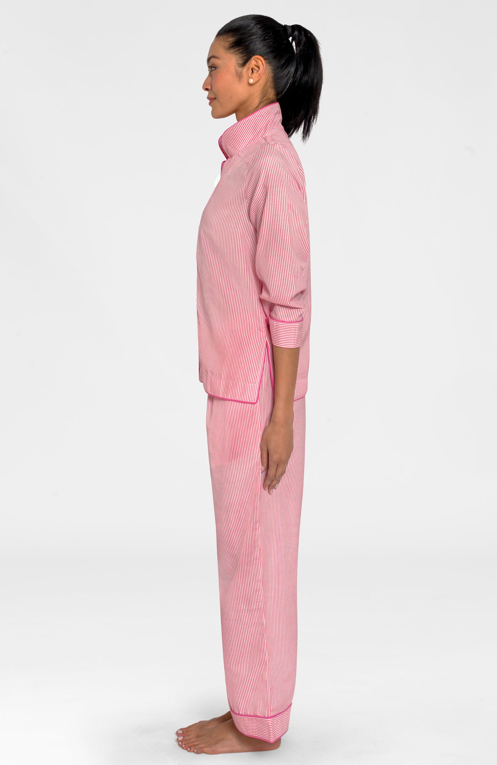 Pj Sets - Stripes Pink