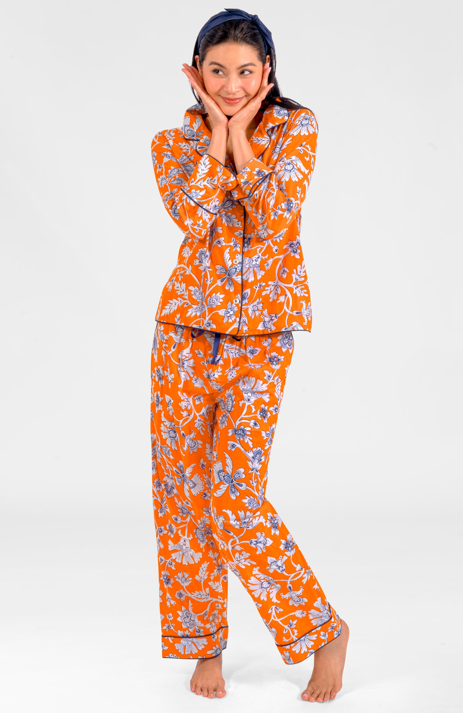 Pj Set - Stunning Stippling Orange