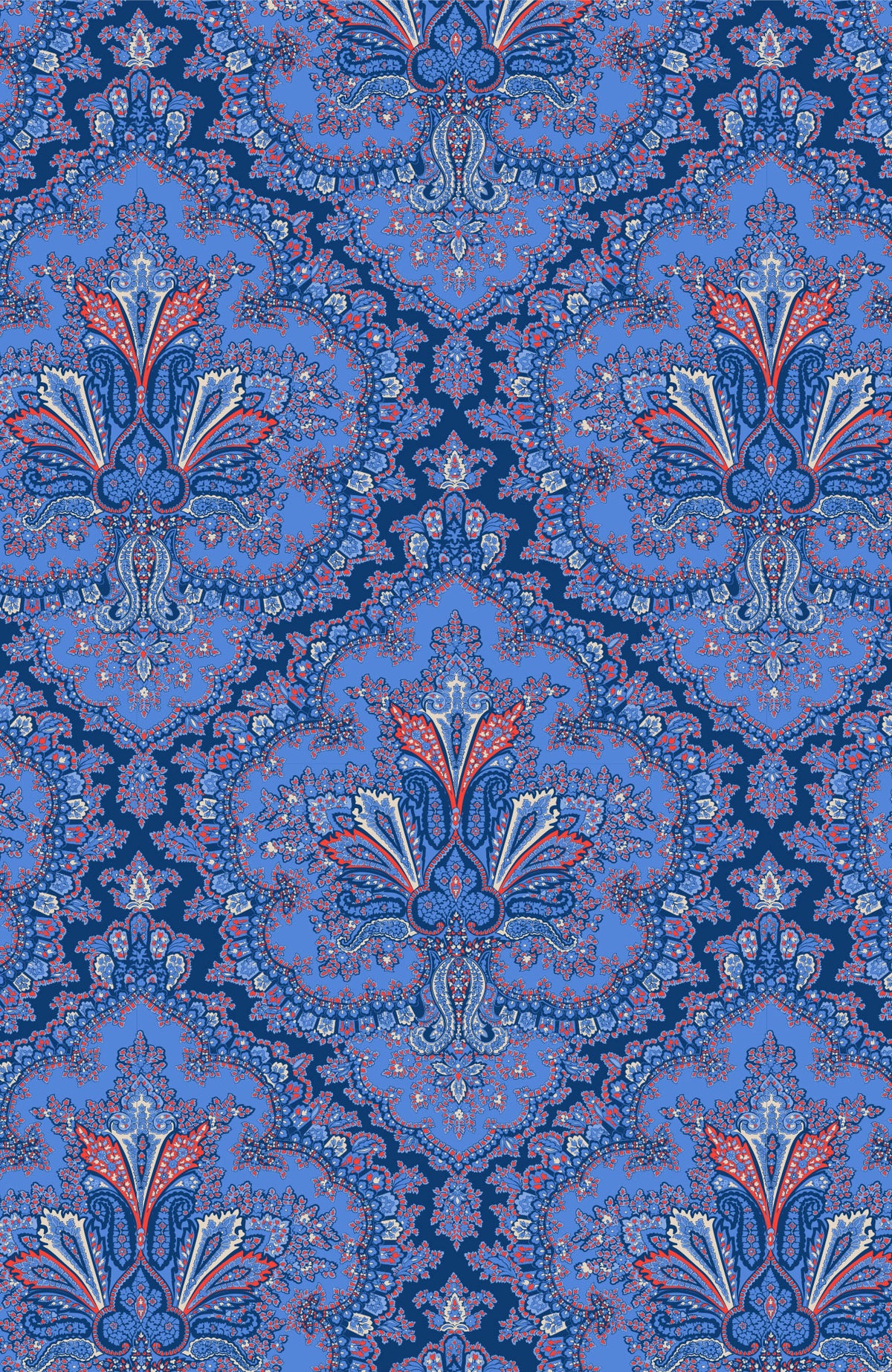 Puff Sleeve Top - Passion Paisley Imari