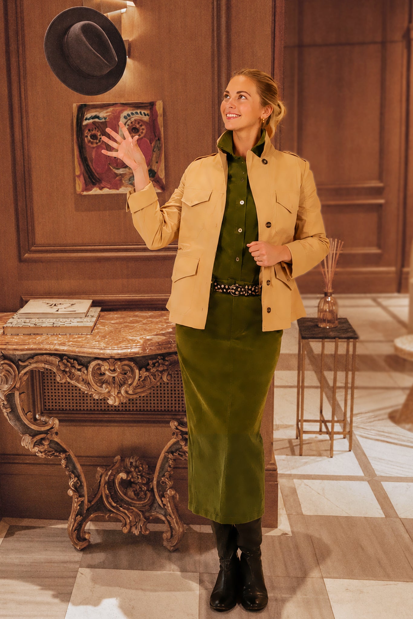 Military Jane Jacket - Solid Khaki