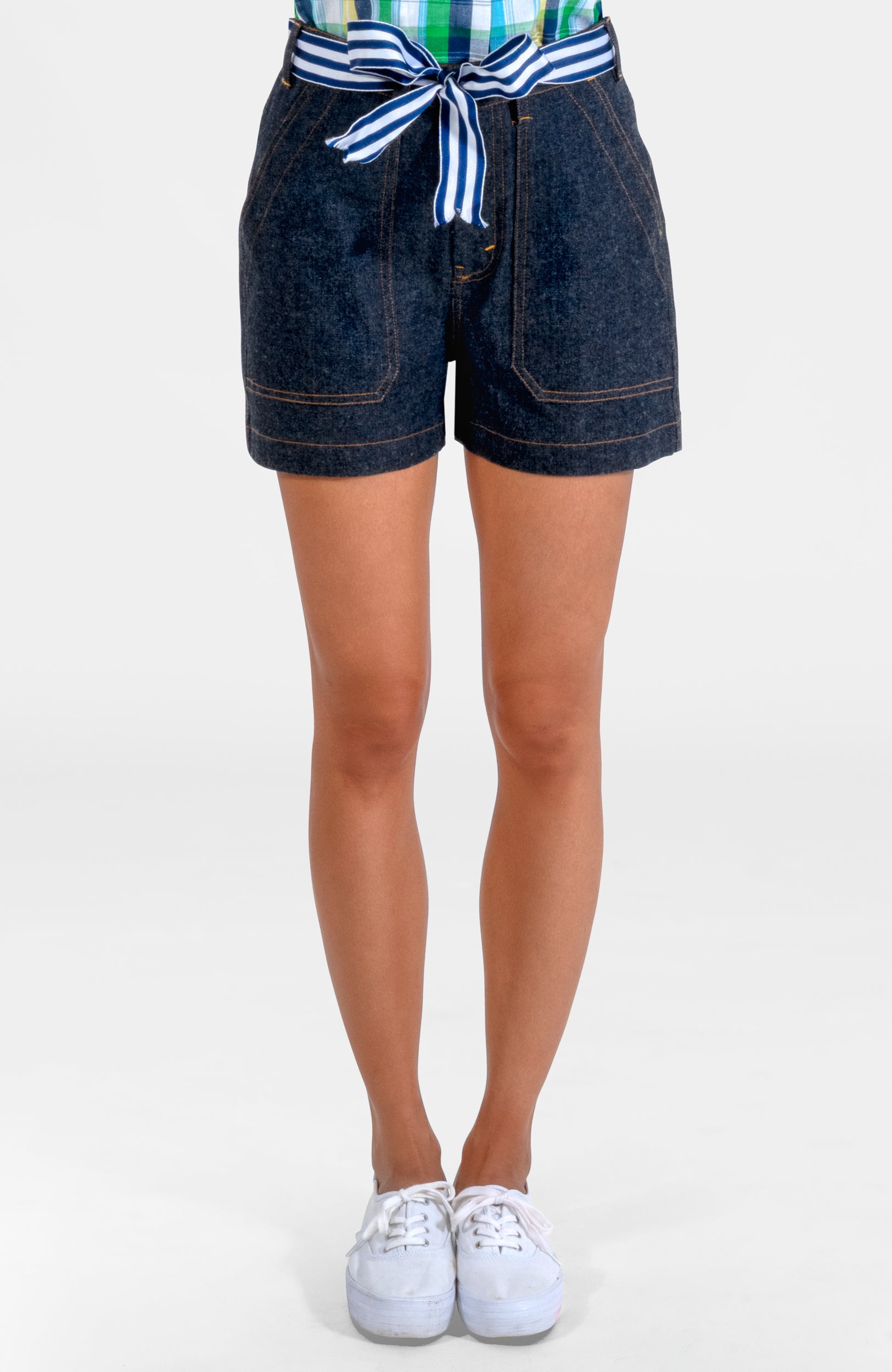 Mighty Cute Denim Short Blue Denim