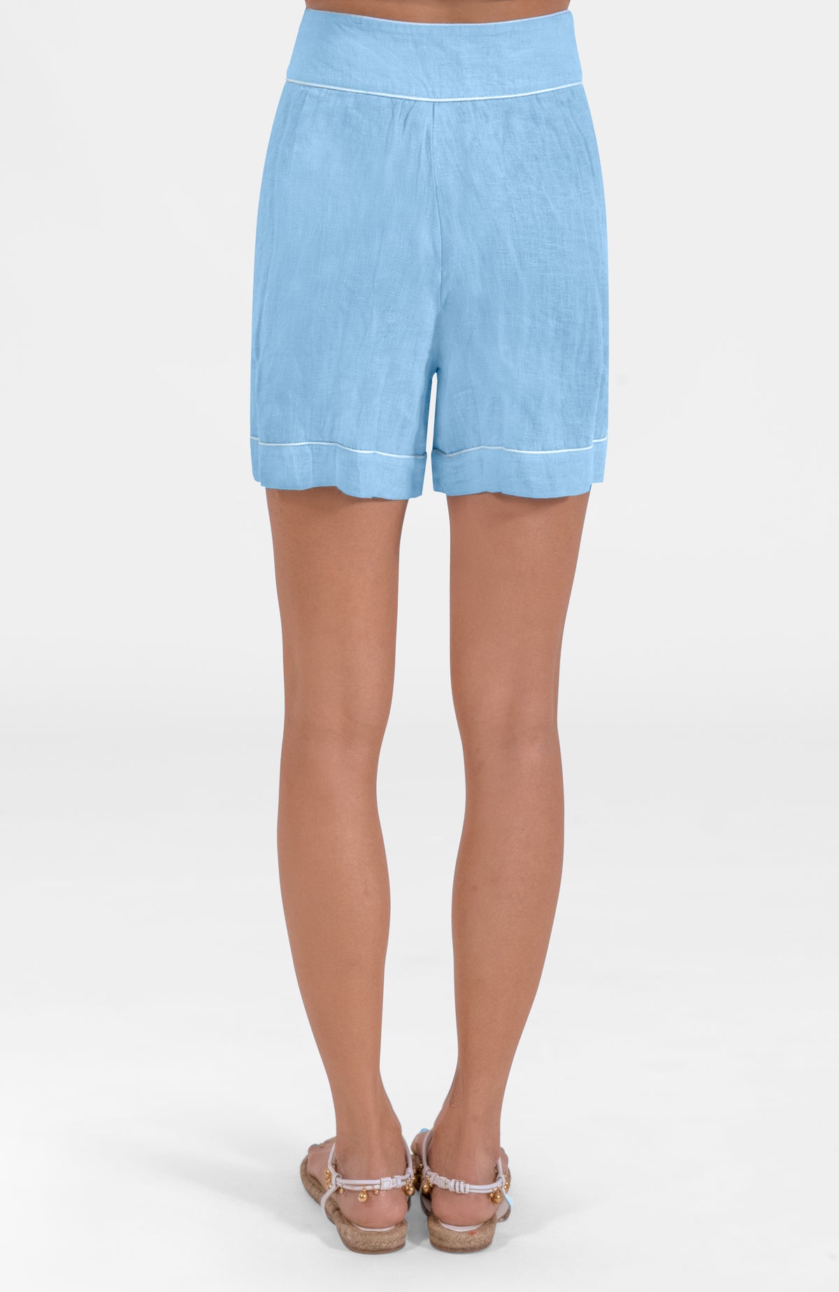 Pip pip piping Short - Linen Peri