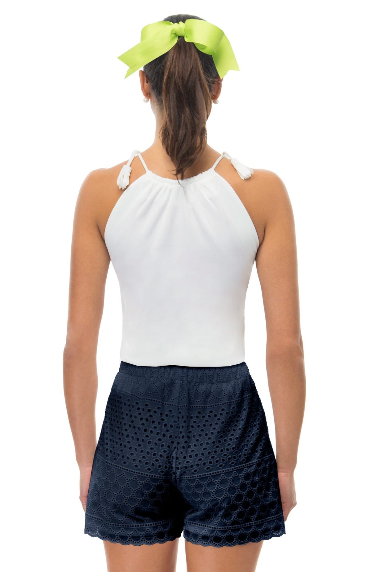 Shorty Short - Roadrunner Eyelet - Final Sale Navy