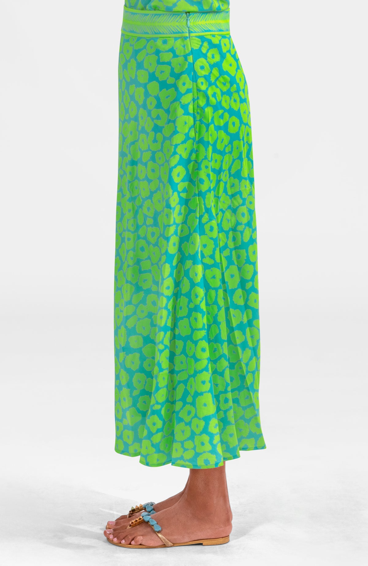 The Twirl Skirt - Me Jane Turquoise