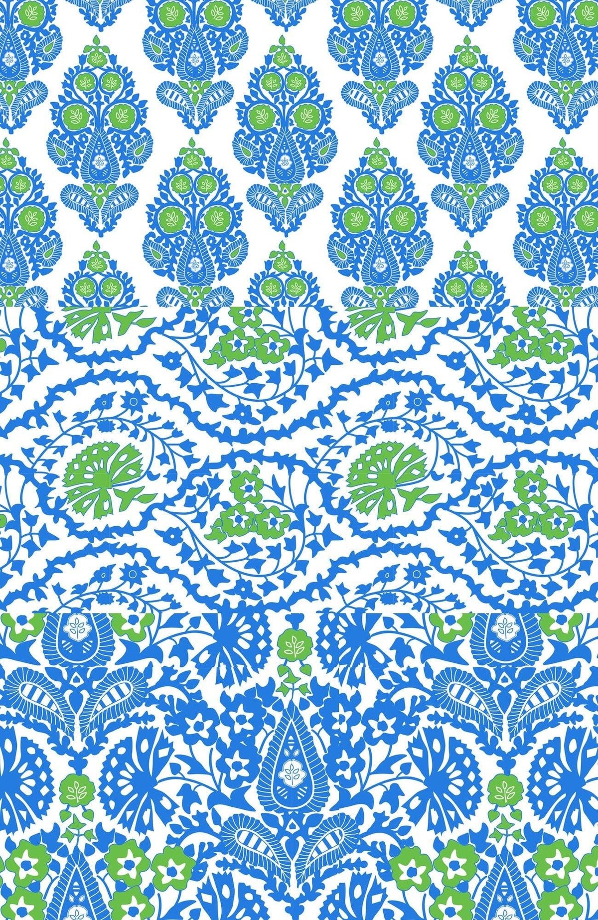 Dreaming Long Skirt - East India - Final Sale Blue Kelly