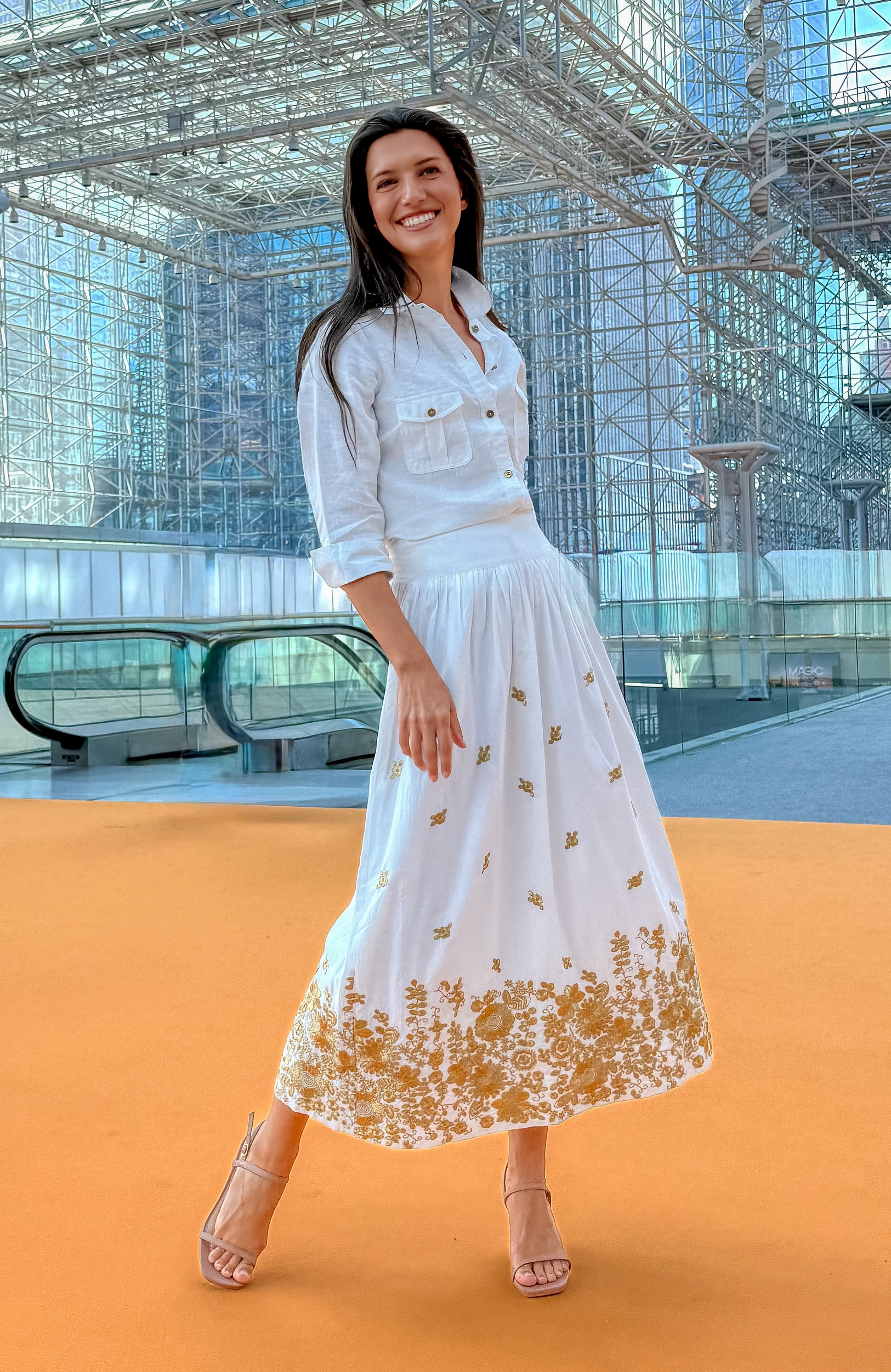 Tsarevna Skirt White