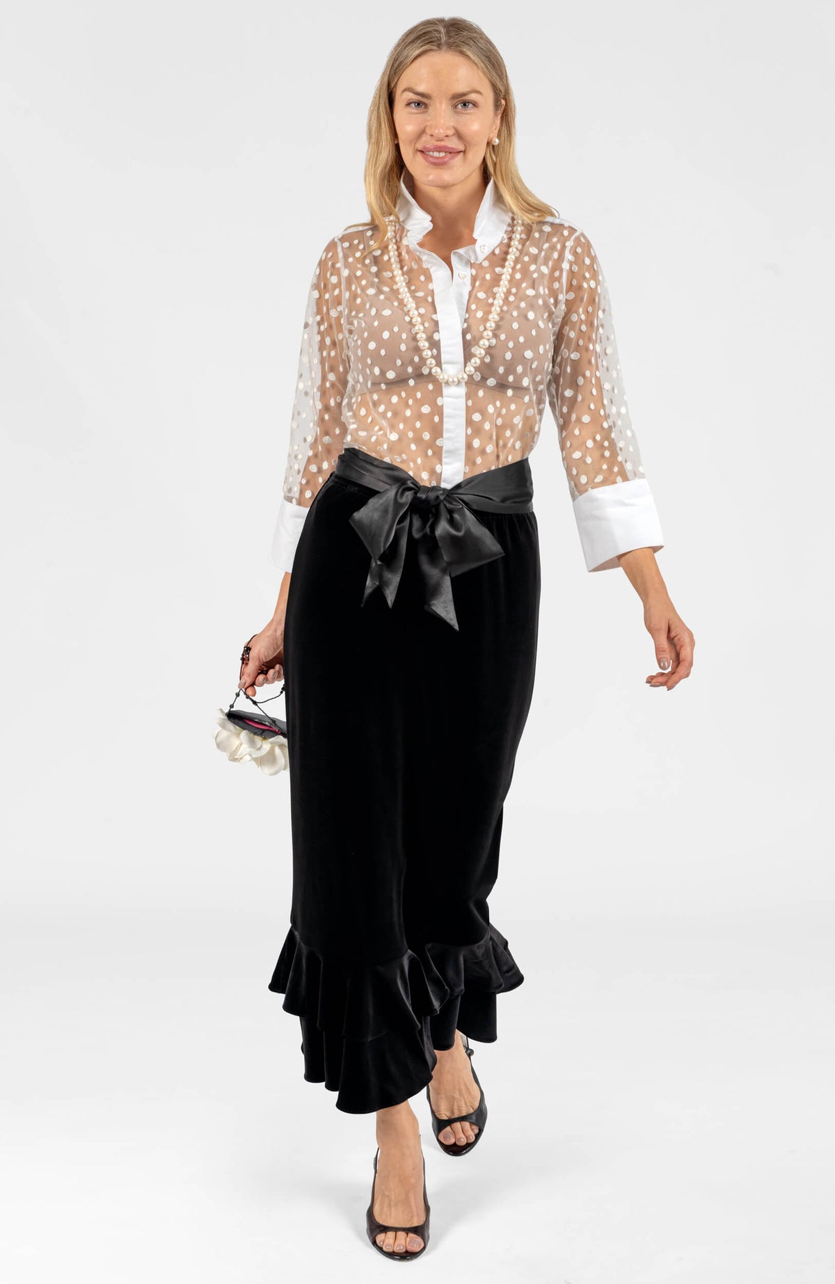 Grand Finale Maxi Skirt - Silky Velvet