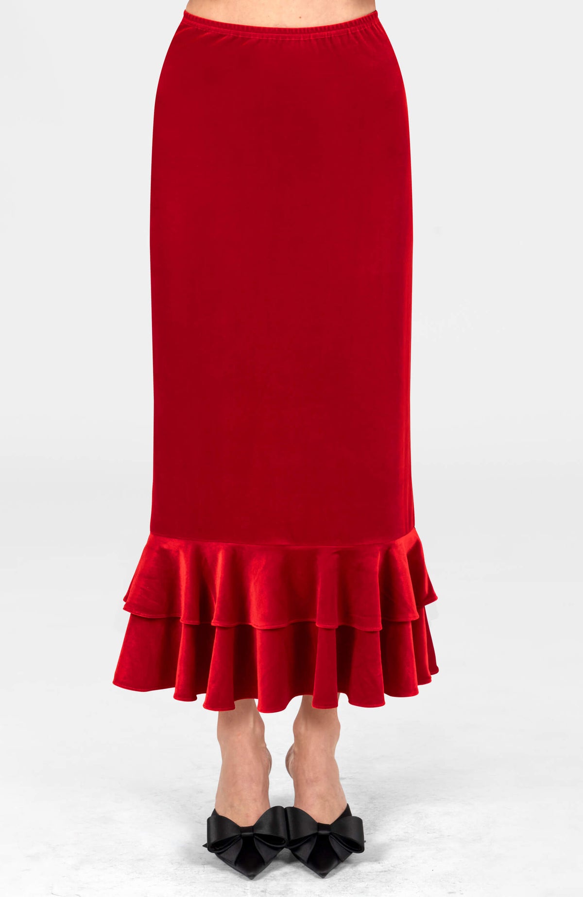 Grand Finale Maxi Skirt - Silky Velvet