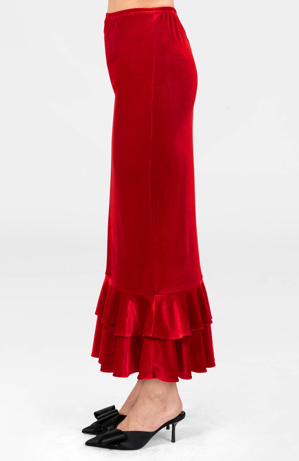 Grand Finale Maxi Skirt - Silky Velvet