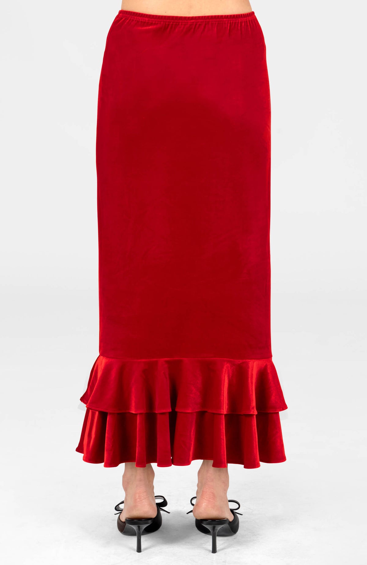 Grand Finale Maxi Skirt - Silky Velvet