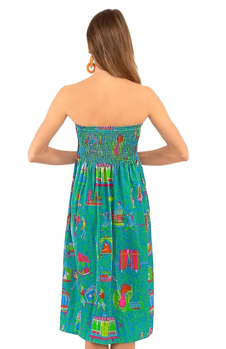 Haight Ashbury Skirt/Dress - Palanquin Party Turquoise One Size