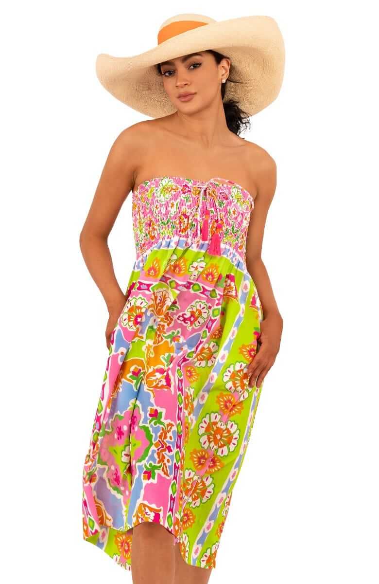 Haight Ashbury Skirt/Dress - Watteau Pink Lime One Size