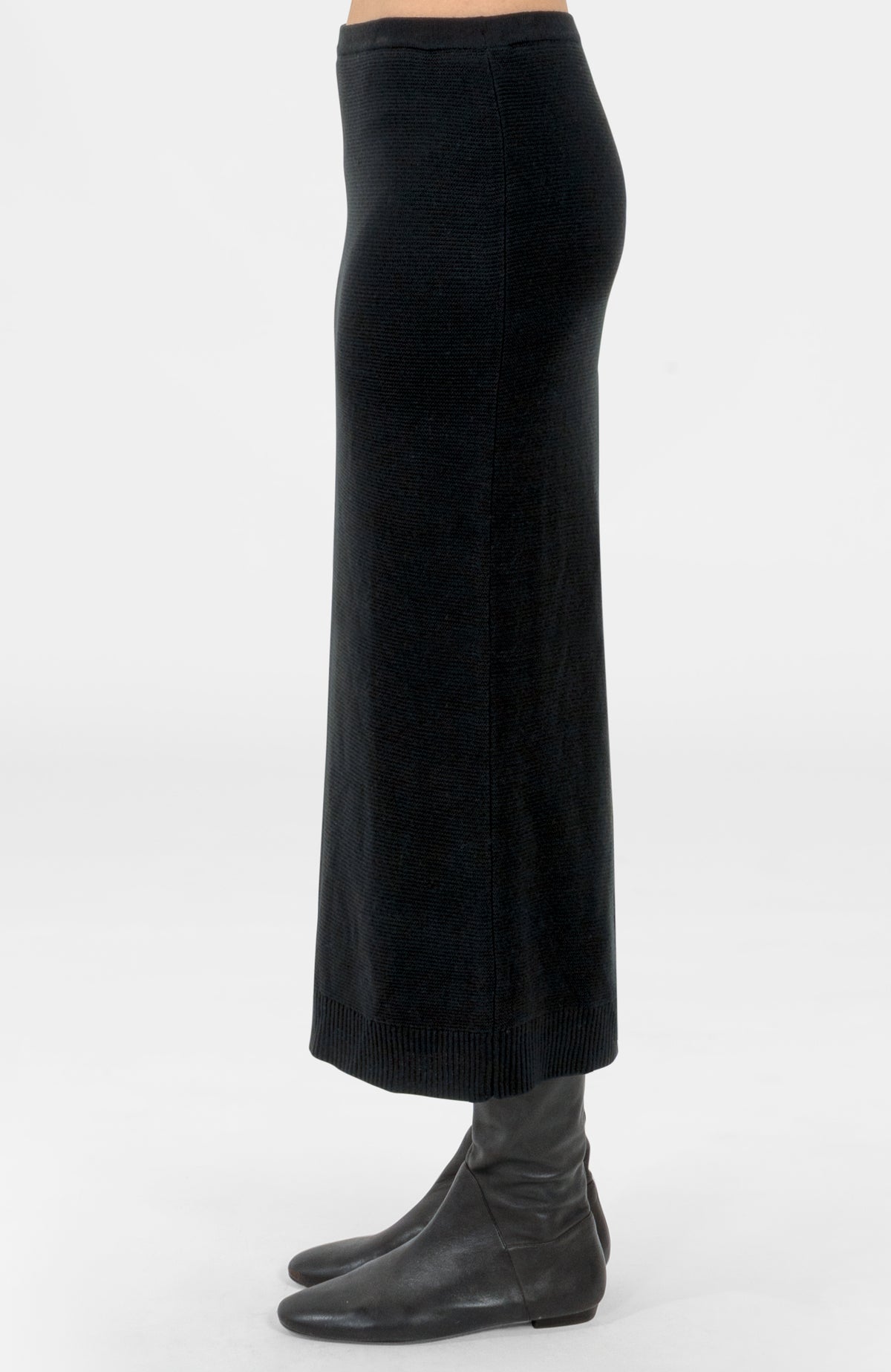 Lock It Up Maxi Skirt Black