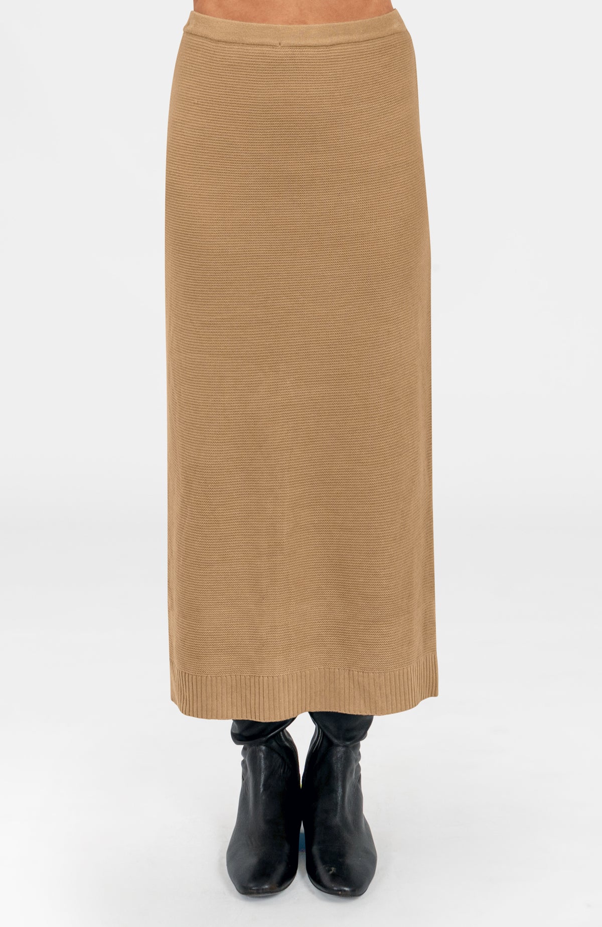 Lock It Up Maxi Skirt Khaki