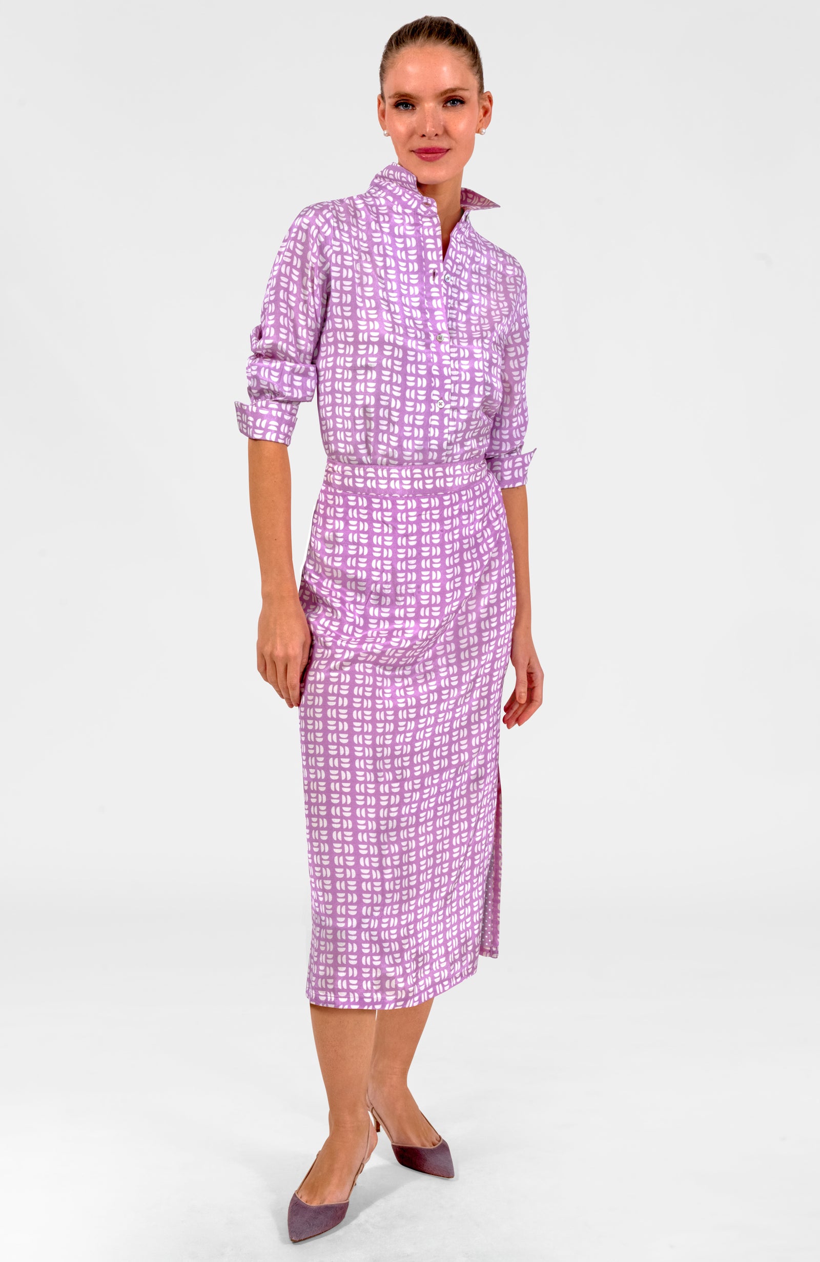 Waxing Crescent Skirt Lavender