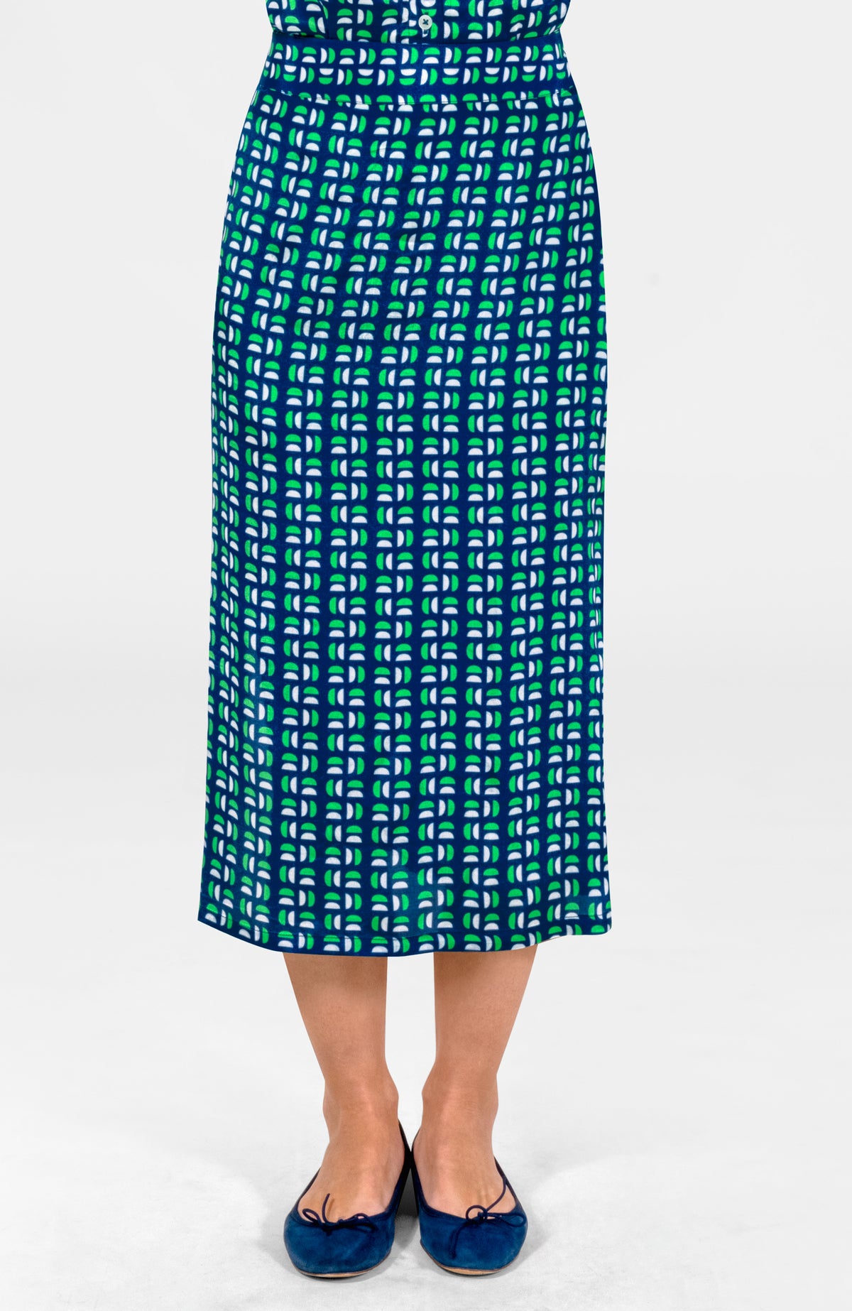 Waxing Crescent Skirt Navy