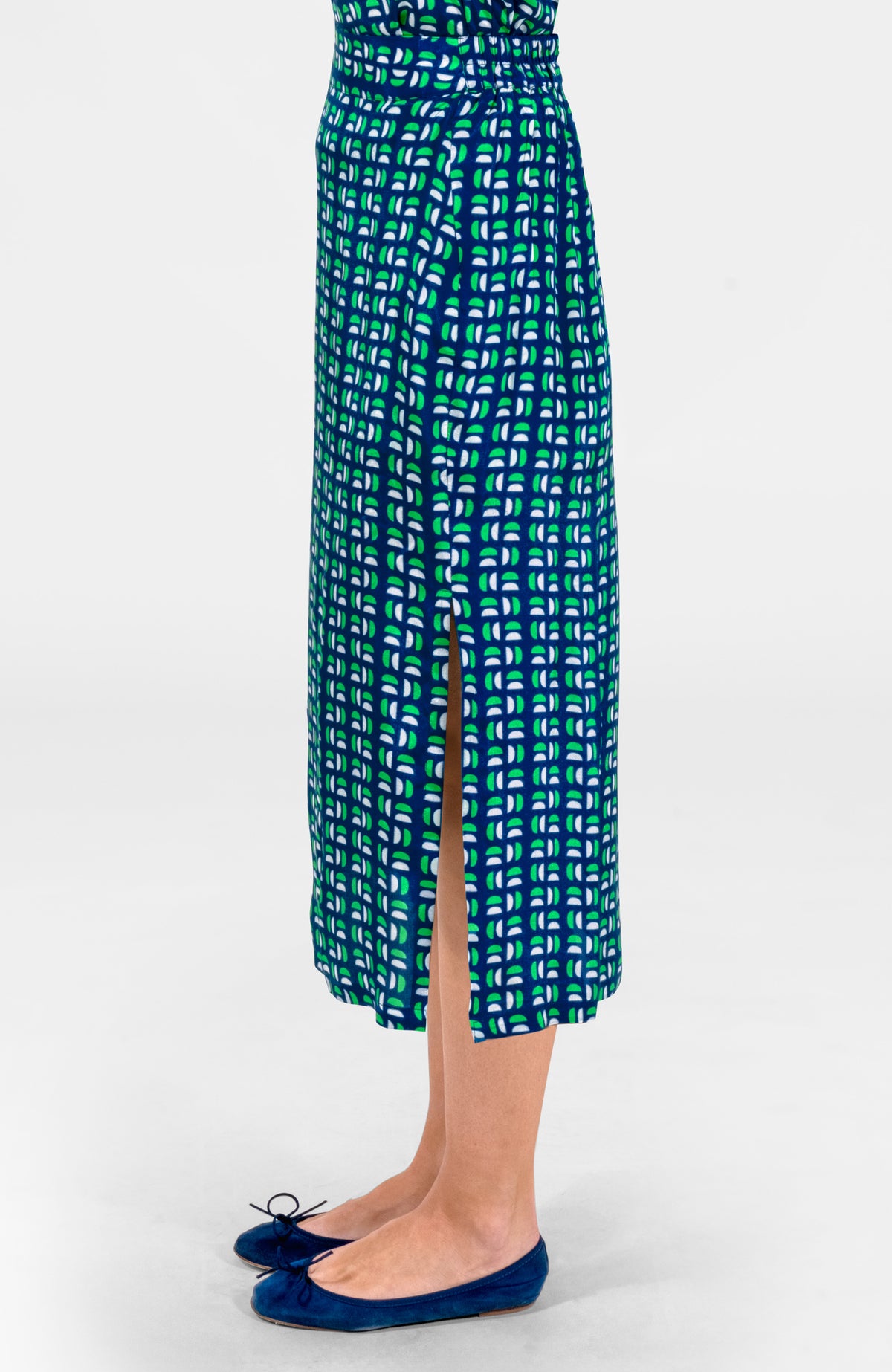 Waxing Crescent Skirt Navy